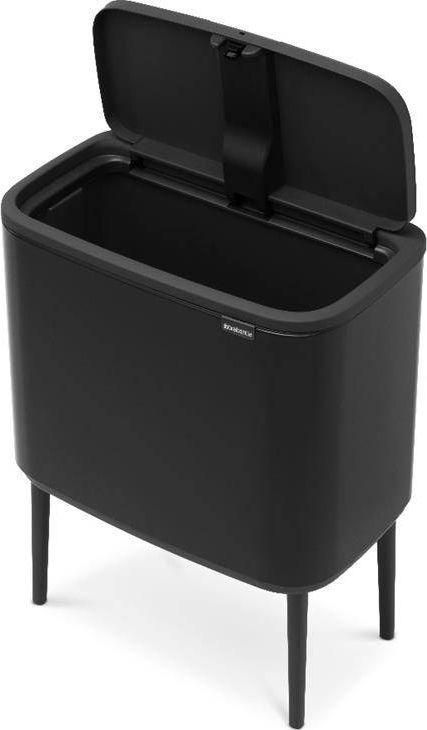 BRABANTIA BO Touch Šiukšliadėžė, 36 L, juoda