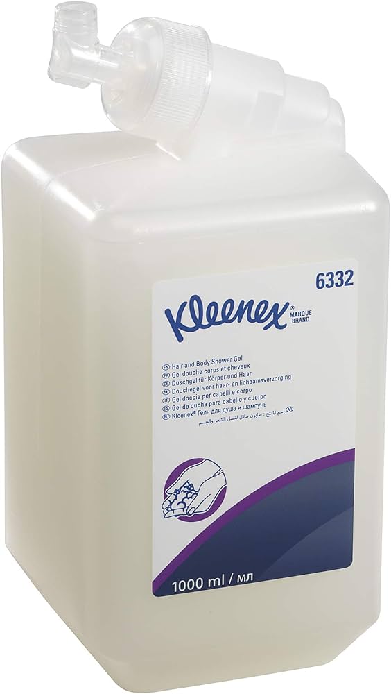 KC KLEENEX Šampūnas, kondicionierius ir dušo želė viename, 1 L