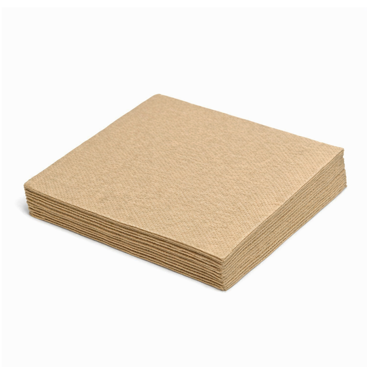 LENEK Stalo servetėlės, 1 sl., 33x33 cm, 400 serv/vnt., smėlio sp.