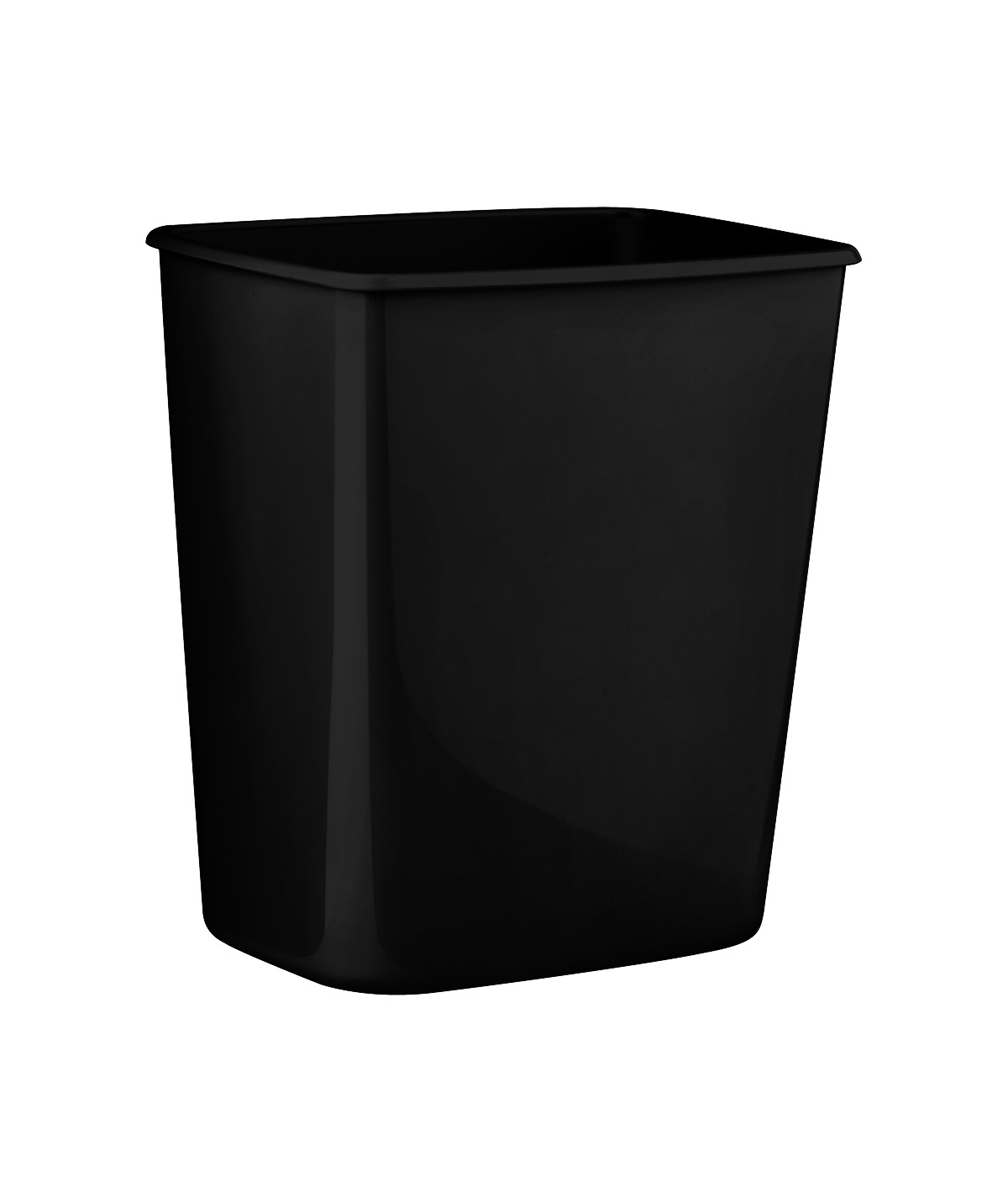 MARPLAST Šiukšliadėžė, 8 L, stačiakampė, juoda, be dangčio / A88303