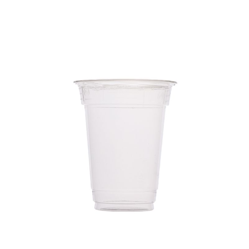 Plastikinis puodelis 300-400ml, skaidrus, 95 mm, PET, 50 vnt./pak. 10223PEU