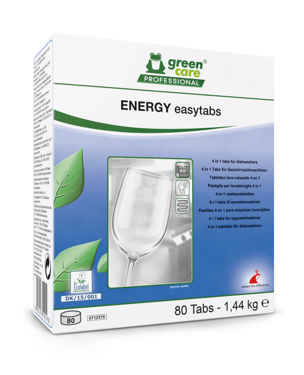 TANA ENERGY EASY TABS Ekologiškos indaplovių tabletės, 80 vnt