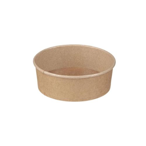 Vienkartinis KRAFT dubenėlis 1100 ml, 185 mm, 50 vnt. / pak.