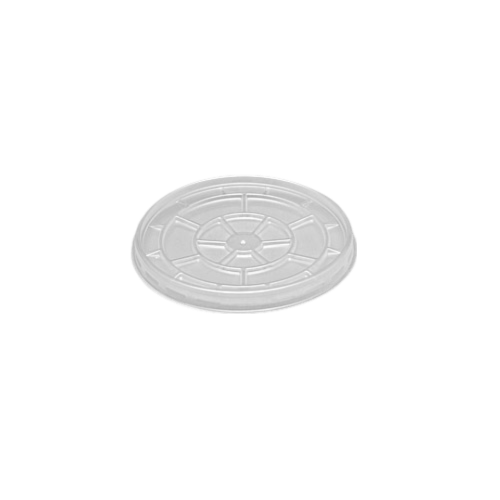 Vienkartinis dangtelis dubenėliui, skaidrus, PP, 110 mm, 100 vnt. / pak. su F020601001
