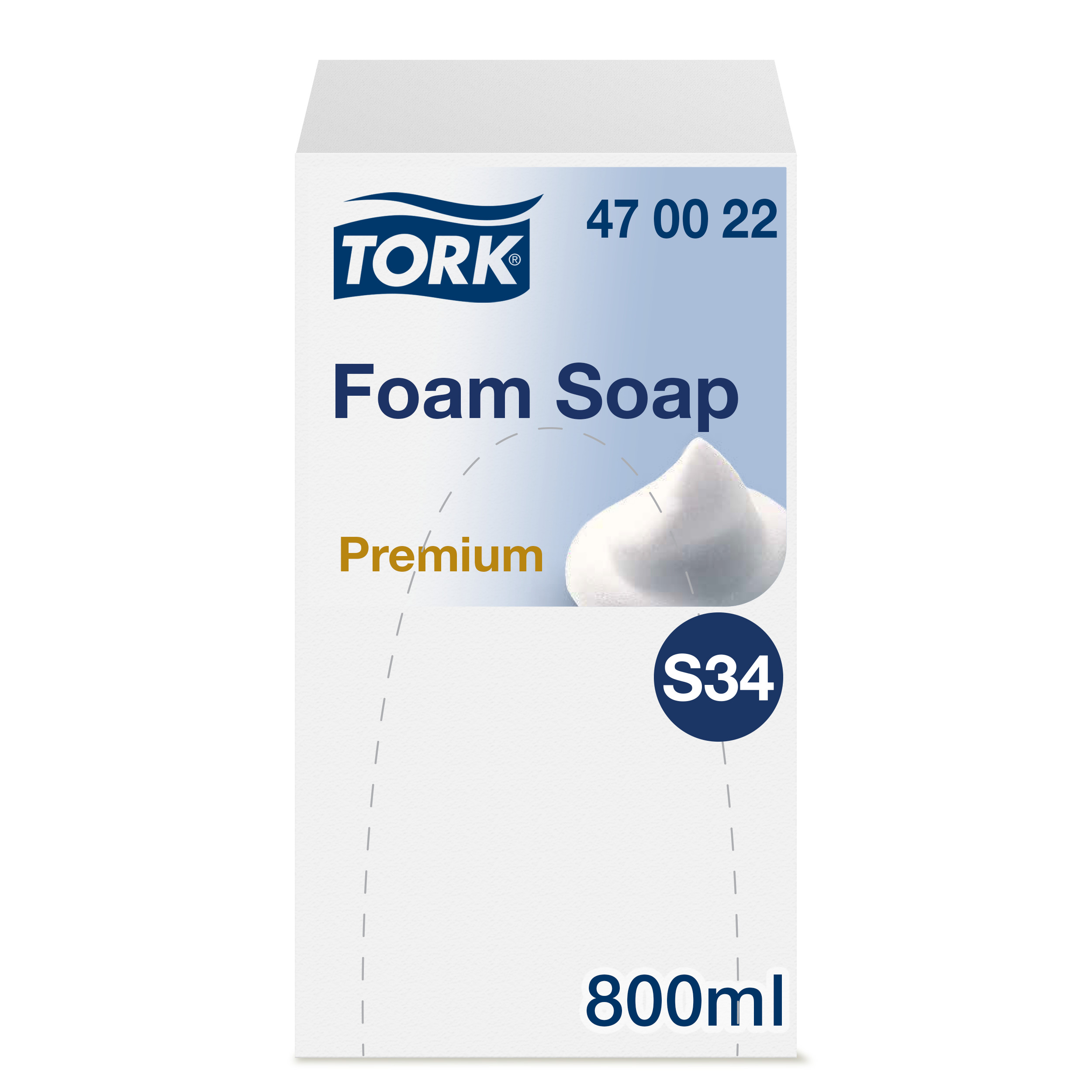 TORK LUXURY Skystas muilas putomis, 800 ml