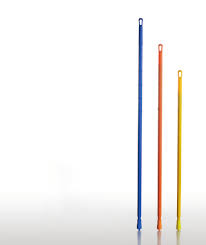 UNIMOP Ergonomiškas aliuminis kotas, 170 x 3.2 cm, raudonas