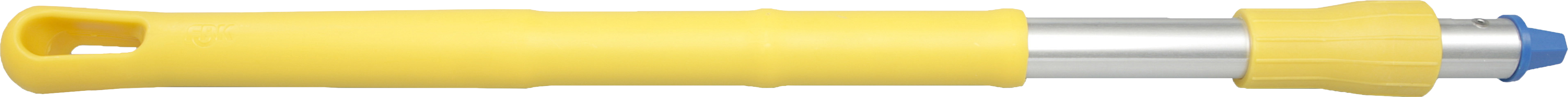 UNIMOP Ergonomiškas aliuminis kotas 65 x 3 cm, geltonas