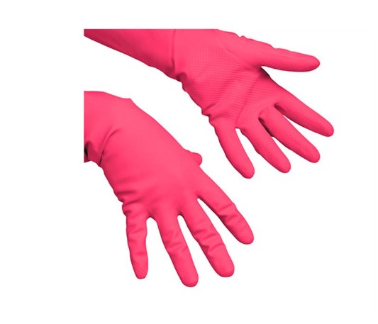 * VILEDA MULTIPURPOSE Guminės pirštinės, raudonos, M, 1 vnt. pora