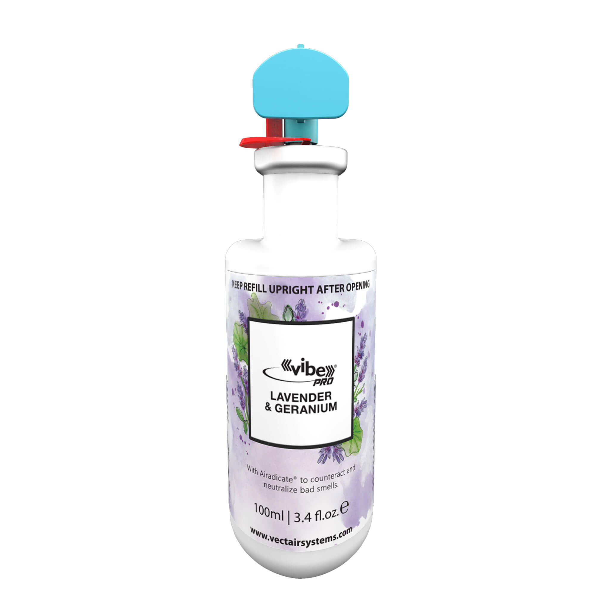 VECTAIR VIBE PRO Oro gaiviklis, levandų - pelargonijų kvapo, 100 ml