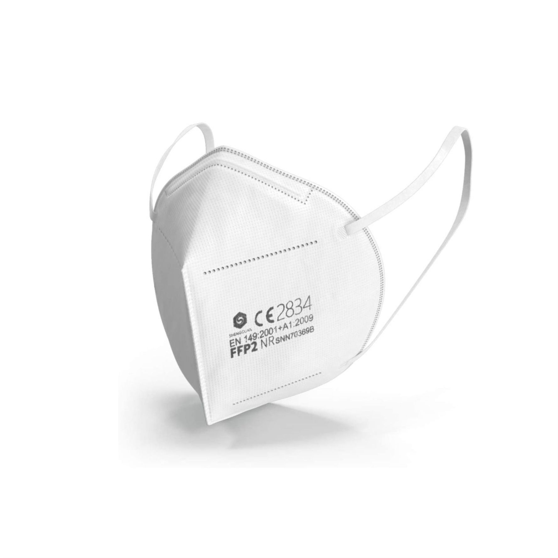 FFP2 Respiratorius, baltas, 10 vnt