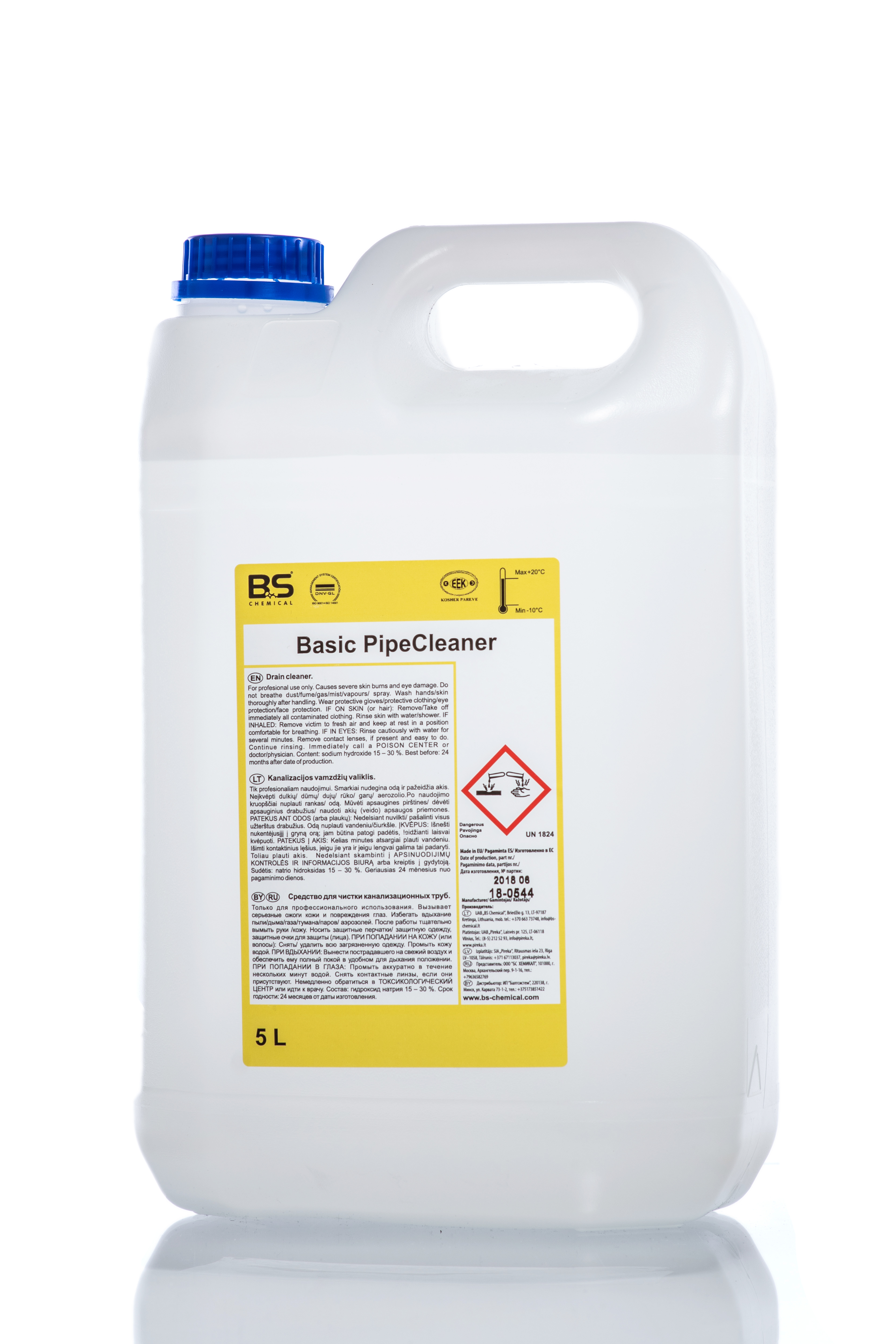BS BASIC PIPE CLEANER Kanalizacijos vamzdžių valymo priemonė, 5 L