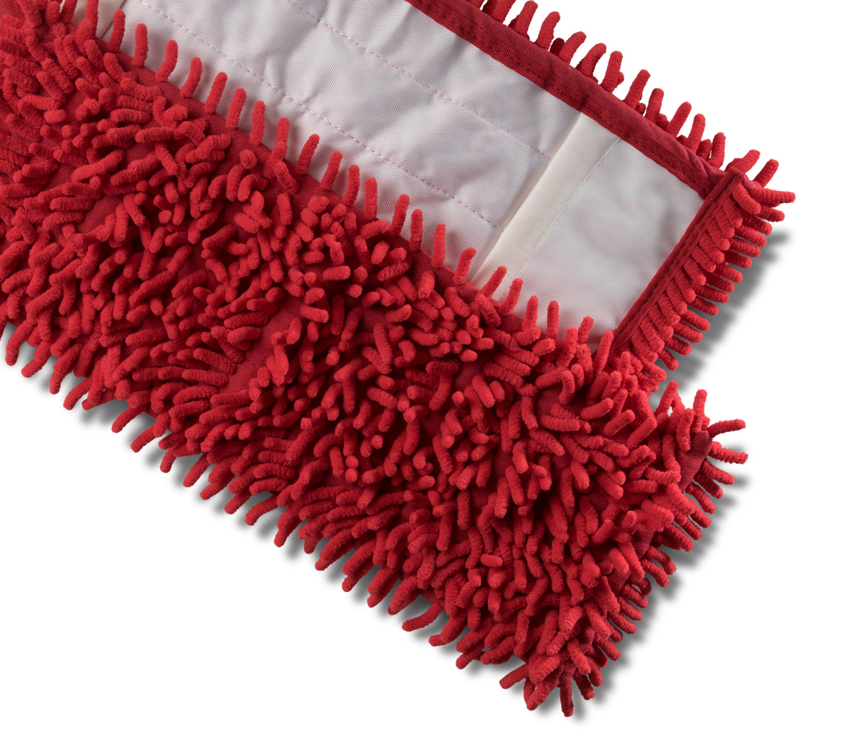MOPPTEX MOP CHENILLE Mikropluošto grindų valymo šluostė su kišenėmis, 40 cm, raudonos sp.